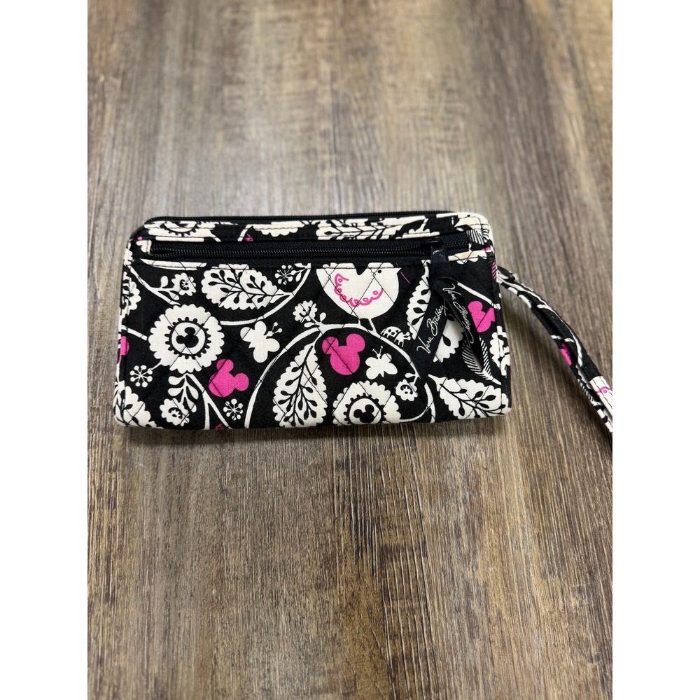 Retired‎ Vera Bradley Disney Mickey Meets Birdie Wallet Wristlet Top Zip - Picture 9 of 10